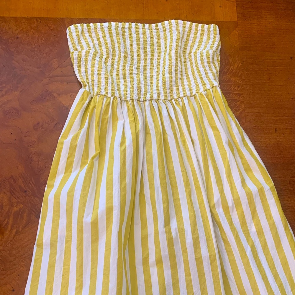 Strapless Summer Midi Dress
